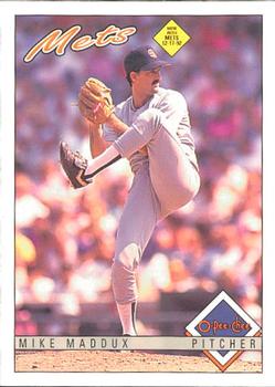 1993 O-Pee-Chee #168 Mike Maddux Front