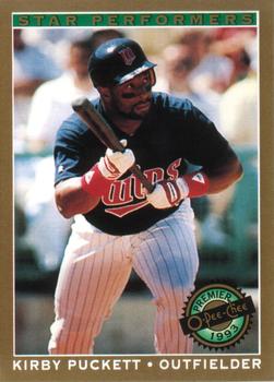 1993 O-Pee-Chee Premier - Star Performers #11 Kirby Puckett Front