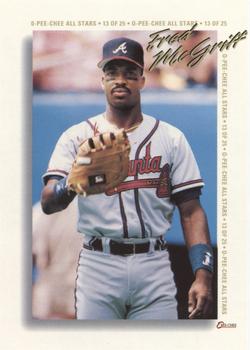 1994 O-Pee-Chee - All-Stars #13 Fred McGriff Front