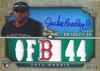 2013 Topps Triple Threads - Emerald #148 Jackie Bradley Jr. Front