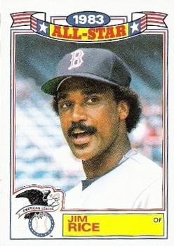 1984 Topps - Glossy All-Stars #6 Jim Rice Front