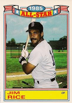 1986 Topps - Glossy All-Stars #6 Jim Rice Front