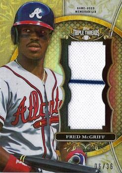 2013 Topps Triple Threads - Unity Relics #TTUJR-FM1 Fred McGriff Front