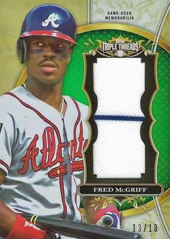 2013 Topps Triple Threads - Unity Relics Emerald #TTUJR-FM1 Fred McGriff Front