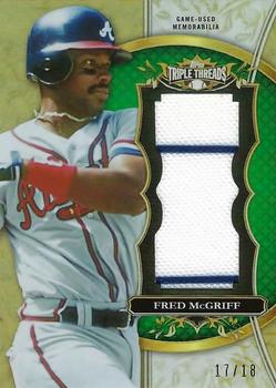 2013 Topps Triple Threads - Unity Relics Emerald #TTUJR-FM2 Fred McGriff Front