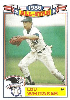 1987 Topps - Glossy All-Stars #14 Lou Whitaker Front