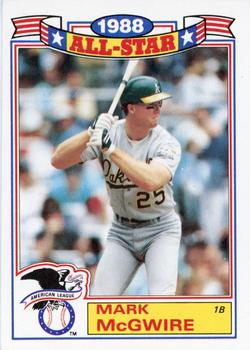 1989 Topps - Glossy All-Stars #2 Mark McGwire Front