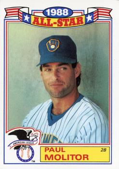 1989 Topps - Glossy All-Stars #3 Paul Molitor Front