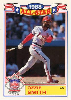1989 Topps - Glossy All-Stars #16 Ozzie Smith Front