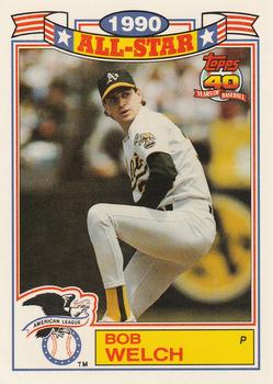 1991 Topps - Glossy All-Stars #10 Bob Welch Front