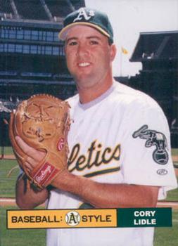 2002 Plumbers Union Oakland Athletics #18 Cory Lidle Front