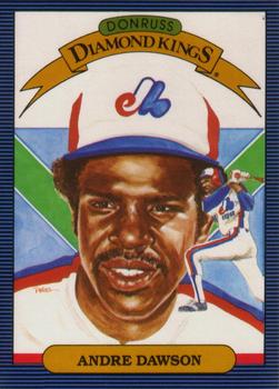 1986 Leaf #25 Andre Dawson Front