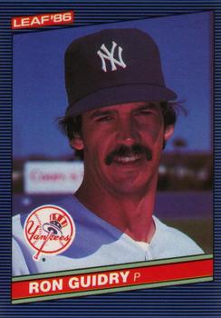 1986 Leaf #36 Ron Guidry Front