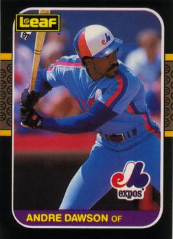 1987 Leaf #212 Andre Dawson Front