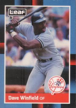 1988 Leaf #116 Dave Winfield Front