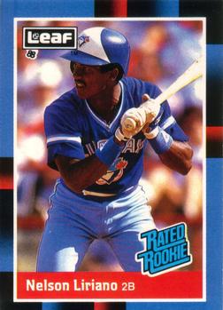 1988 Leaf #32 Nelson Liriano Front