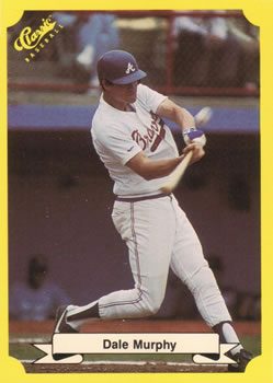 1987 Classic Update Yellow #106 Dale Murphy Front