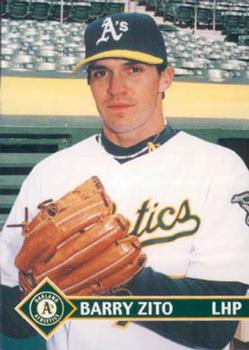 2003 Plumbers Union Oakland Athletics #6 Barry Zito Front