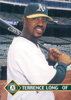 2003 Plumbers Union Oakland Athletics #9 Terrence Long Front