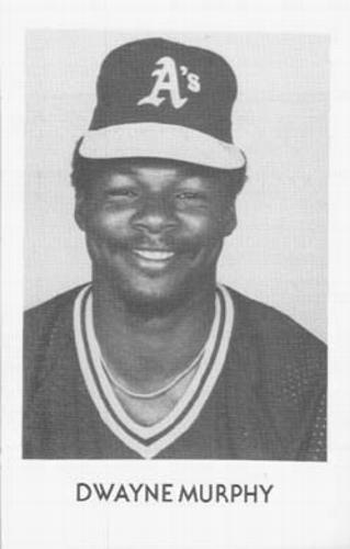 1984 Oakland Athletics Photocards #NNO Dwayne Murphy Front