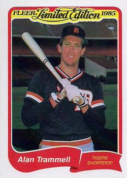 1985 Fleer Limited Edition #40 Alan Trammell Front
