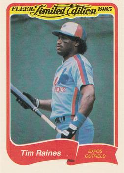 1985 Fleer Limited Edition #26 Tim Raines Front