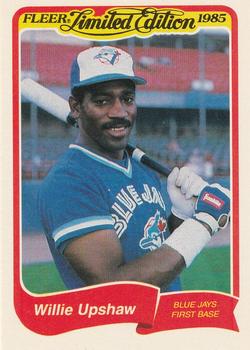 1985 Fleer Limited Edition #41 Willie Upshaw Front