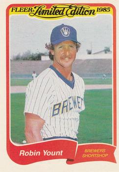 1985 Fleer Limited Edition #44 Robin Yount Front