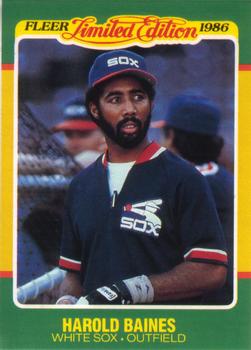 1986 Fleer Limited Edition #3 Harold Baines Front