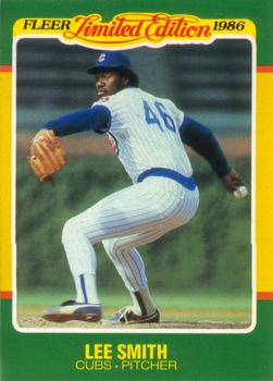 1986 Fleer Limited Edition #42 Lee Smith Front