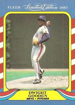 1987 Fleer Limited Edition #18 Dwight Gooden Front
