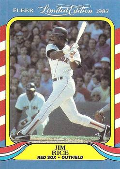 1987 Fleer Limited Edition #35 Jim Rice Front