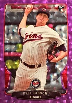 2013 Bowman Draft Picks & Prospects - Purple Ice #22 Kyle Gibson Front