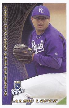 2003 Kansas City Royals Police #NNO Albie Lopez Front