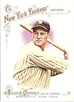 2014 Topps Allen & Ginter #41 Lou Gehrig Front