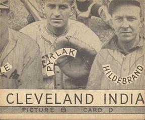 1935 Goudey 4-in-1 (R321) #NNO Billy Campbell / Billy Myers / Ival Goodman / Alex Kampouris Back