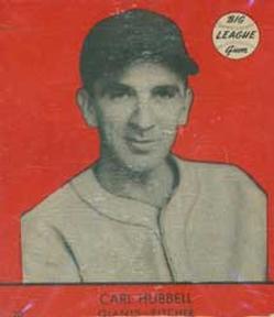 1941 Goudey (R324) #20 Carl Hubbell Front