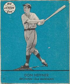 1941 Goudey (R324) #11 Don Heffner Front