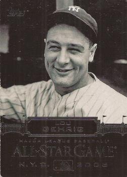 2008 Topps - Yankee Greats All-Star Game #4 Lou Gehrig Front
