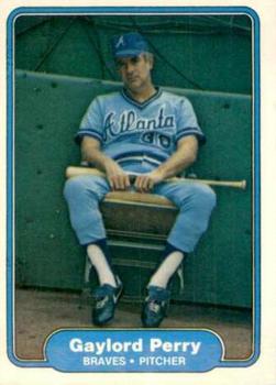 1982 Fleer #445 Gaylord Perry Front