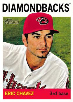 2013 Topps Heritage High Number #H520 Eric Chavez Front