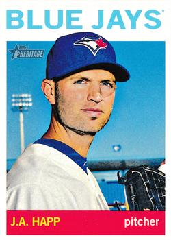 2013 Topps Heritage High Number #H595 J.A. Happ Front