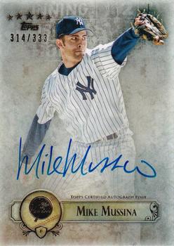 2013 Topps Five Star - Autographs #FSBA-MMU Mike Mussina Front