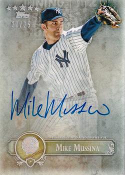 2013 Topps Five Star - Autographs Rainbow #FSBA-MMU Mike Mussina Front