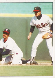 1988 Panini Stickers #59 White Sox W-L Breakdown Front