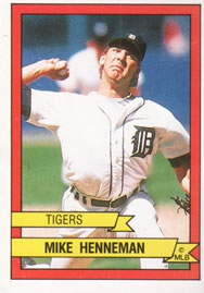 1989 Panini Stickers #333 Mike Henneman Front