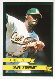 1989 Panini Stickers #415 Dave Stewart Front