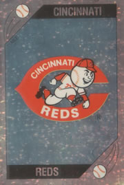 1989 Panini Stickers #62 Reds Logo Front