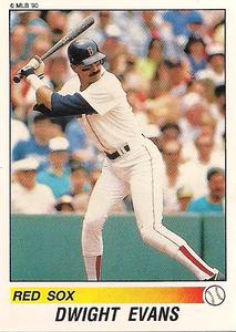1990 Panini Stickers #17 Dwight Evans Front