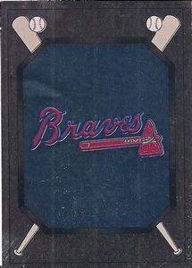 1990 Panini Stickers #225 Braves Logo Front